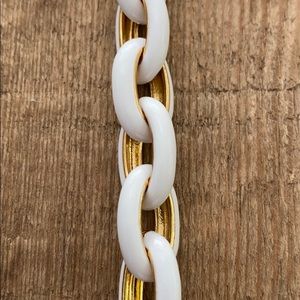 J. Crew Jewelry - J Crew white and gold bracelet Never been worn! J. Crew Jewelry - J Crew white and gold bracelet Never been worn!